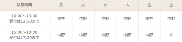 診療時間